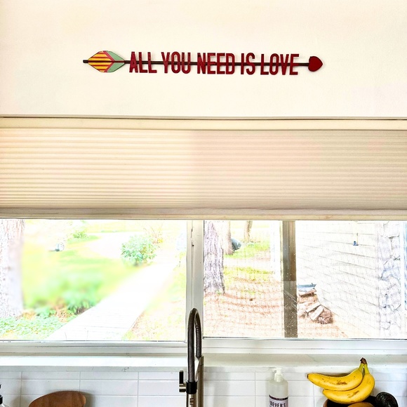 All You Need Is Love Metal Sign, Love Sign, Rustic Metal Sign, Retro Sign - Picture 7 of 7